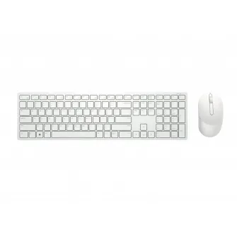 Клавиатура и мышь DELL KM5221W, Беспроводное, Белый
