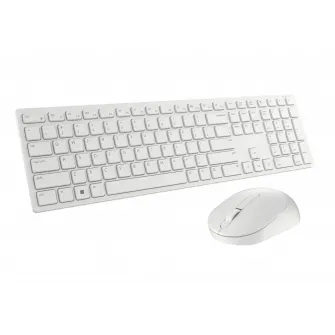 Клавиатура и мышь DELL KM5221W, Беспроводное, Белый