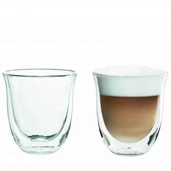 DeLonghi Cappuccino Double Wall Glasses, ,