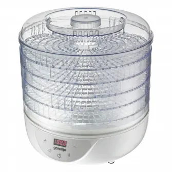 Deshidrator de fructe Gorenje FDK24DW, Alb