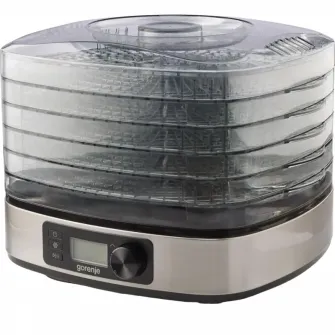 Deshidrator de fructe Gorenje FDK500DE, Otel inoxidabil