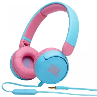 Детские наушники JBL JR310, Bluetooth / Проводное аналоговое, Голубой