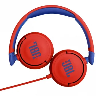Детские наушники JBL JR310, Bluetooth / Проводное аналоговое, Красный