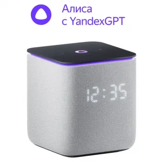 Умная колонка Yandex Station Midi YNDX-00054, YandexGPT, Zigbee, Grey