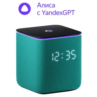 Умная колонка Yandex Station Midi YNDX-00054, YandexGPT, Zigbee, Изумрудный