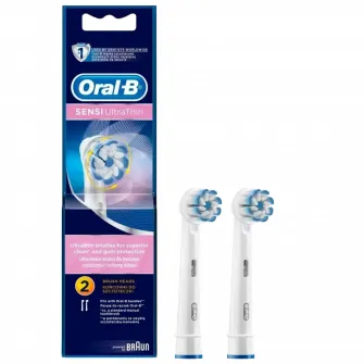 Duza pentru periuta de dinti electrica BRAUN Sensi UltraThin, Alb