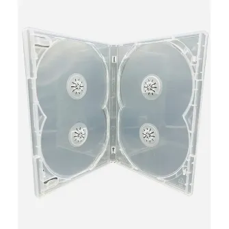 DVD Box Platinet 14 mm pentru Amaray 4 Clear