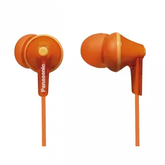 Earphones Panasonic RP-HJE125E-D Orange, w/o Mic, 1 x mini-jack 3.5mm