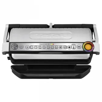 Электрический Гриль Tefal OptiGrill+ XL Snacking amp; Baking, Серебристый