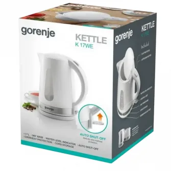 Электрочайник Gorenje K17WE, Белый