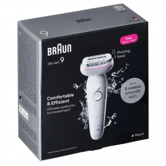 Epilator Braun SES9000, Alb