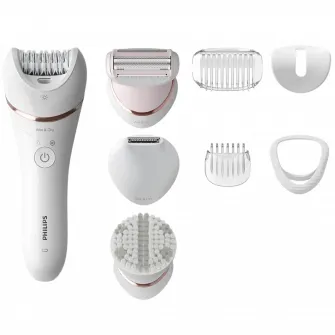 Epilator Philips BRE735/00, Alb | Roz
