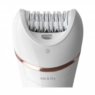 Epilator Philips BRE735/00, Alb | Roz