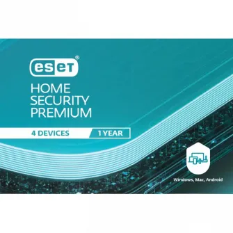 ESET Home Security Premium For 1 year. For protection 4 objects.