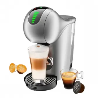 Espressor cu capsule Krups Genio S Touch KP440E10, 1500 W, 0.8 L, 15 bar, Argintiu