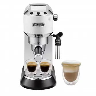 Espressor manual DeLonghi Dedica Pump Espresso, 1300W, Alb