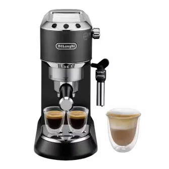 Espressor manual DeLonghi Dedica Pump Espresso, 1300W, Negru