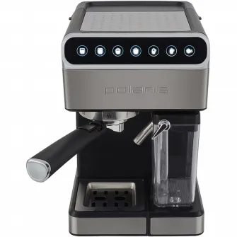 Espressor manual Polaris PCM 1535E Adore Cappuccino, 1400 W, Argintiu