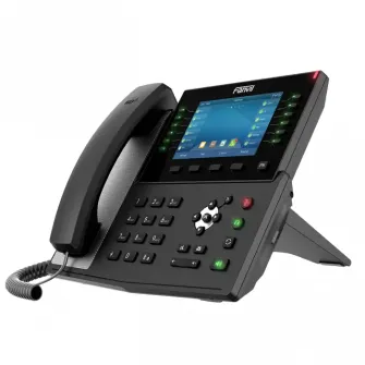 Fanvil X7C Black, корпоративный IP-телефон, цветной дисплей 5 дюймов