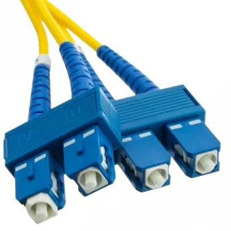 Fiber optic patch cords, singlemode duplex core SC-SC 3M, APC Electronic