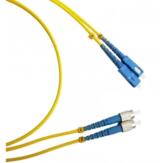 Fiber optic patch cords, singlemode simplex core FC-SC 5M
