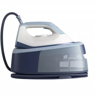 Fier de calcat cu generator de abur Philips PSG3000/20, 2400W, Albastru deschis