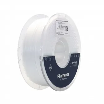 Filament pentru imprimanta 3D Gembird 3DP-ABS1.75HY-01-W, ABS, Alb, 1.75 mm, 1kg