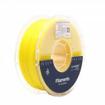 Filament pentru imprimanta 3D Gembird 3DP-ABS1.75HY-01-Y, ABS, Galben, 1.75 mm, 1kg