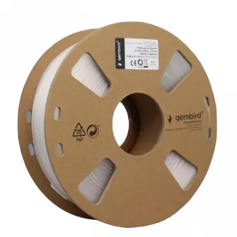 Нить для 3D-принтера Gembird 3DP-PETG1.75-01-NAT, PETG, Прозрачный, 1.75 мм, 1 кг