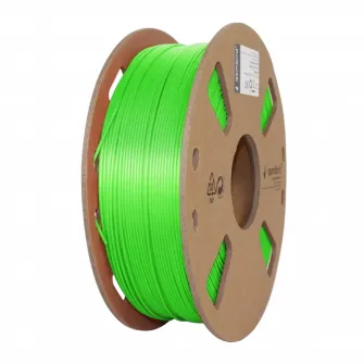 Filament pentru imprimanta 3D Gembird 3DP-PLA+1.75-02-G, PLA+, Verde, 1.75 mm, 1kg
