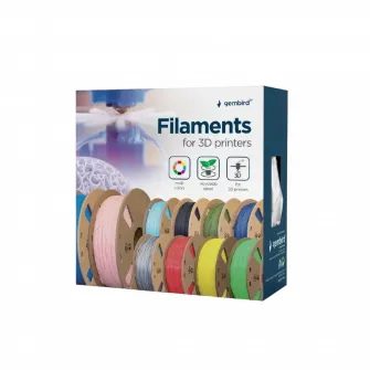 Нить для 3D-принтера Gembird 3DP-PLA1.75-01-PR, PLA, Розовый , 1.75 мм, 1кг