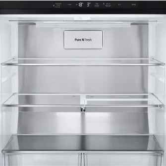 Frigider LG GMG860EPBE, InstaView Door-in-Door, Negru