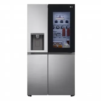 Frigider LG GSXV80PZLE, InstaView Door-in-Door, Argintiu