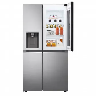 Frigider LG GSXV80PZLE, InstaView Door-in-Door, Argintiu