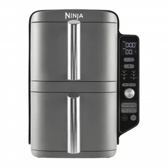Friteuza cu aer cald Ninja Double Stack XL SL400EU, Gri