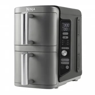 Friteuza cu aer cald Ninja Double Stack XL SL400EU, Gri