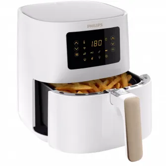 Friteuza cu aer cald Philips HD9255/30, Alb
