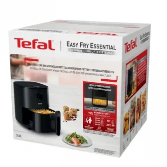 Friteuza cu aer cald Tefal EY130815, Negru