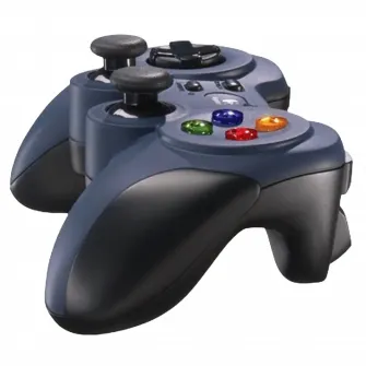 Gamepad Logitech F310, 4 axes, D-Pad, 2 mini joysticks, 10 buttons, console-like layout, USB