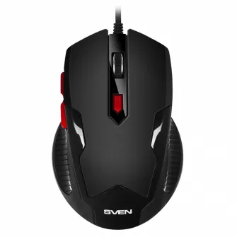 Клавиатура, мышь и коврик для мыши SVEN GS-9200, Проводное, Черный/Красный