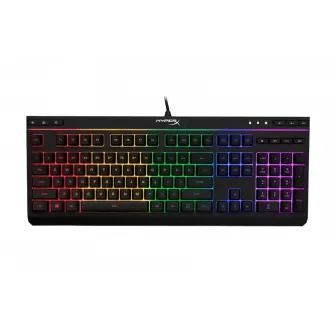 Gaming Keyboard HyperX Alloy Core RGB, Membrane, Multimedia, Solid frame, Spill resistant, USB