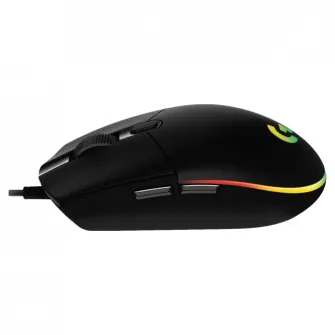 Gaming Mouse Logitech G102 Lightsync, Optical, 200-8000 dpi, 6 buttons, Ambidextrous, RGB, Black USB