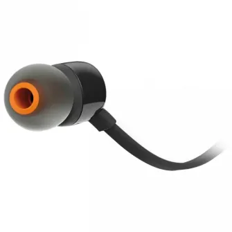 Гарнитура для мобильных телефонов JBL Tune 110, Проводной аналоговый, Чёрный