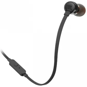 Гарнитура для мобильных телефонов JBL Tune 110, Проводной аналоговый, Чёрный