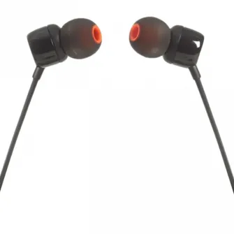 Гарнитура для мобильных телефонов JBL Tune 110, Проводной аналоговый, Чёрный