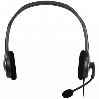 Гарнитуры для Колл-центров Logitech H111, Проводной аналоговый, Серый