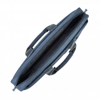 Geanta pentru Laptop RivaCase Biscayne, 15.6, Poliester, Albastru