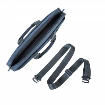 Geanta pentru Laptop RivaCase Biscayne, 15.6, Poliester, Albastru