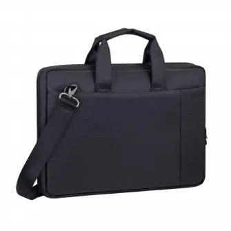 Geanta pentru Laptop RivaCase Central, Pana la 16, Poliester, Negru
