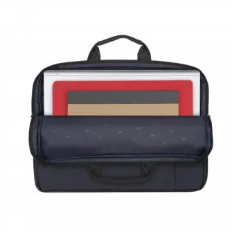 Geanta pentru Laptop RivaCase Central, Pana la 16, Poliester, Negru